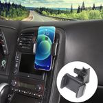 Lcojicep Car Phone Holder Compatible with Corvette C6 Z06 ZR1 2005-2013 Center Console Mobile Phone Mount, Car vent side mobile phone holder，Can rotate 360 degrees (Style A)