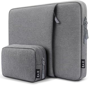 ZYB Funda PC Portatil 15,6 Pulgadas,Funda Ordenador 15-15,6 Pulgadas para 15.6" Notebook Lenovo Thinkpad Ideapad HP Acer DELL Chromebook Surface Laptop 2019-2023 Mac Pro 16 M3 M2 M1 Bolsa-Gris Oscuro