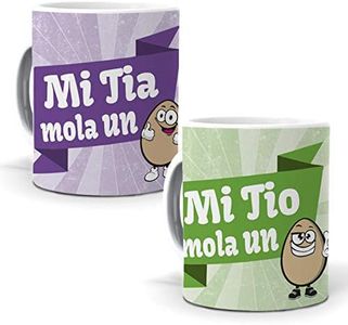 2 Tazas. Mi Tia Mola un Huevo y Mi tio Mola un Huevo