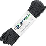 Paracord Planet 100' Feet of Type III 550 Paracord - Black