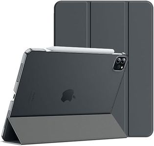 JETech Case for iPad Pro 11-Inch, 2022/2021/2020/2018 Model, Compatible with Pencil, Cover Auto Wake/Sleep (Space Grey)