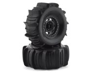 Traxxas 8475 Desert Racer Wheels with Paddle Tires, Black