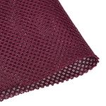 uxcell Burgundy Speaker Mesh Grill Cloth Stereo Box Fabric Dustproof Audio Cloth 100cm x 160cm 40 inches x 63 inches