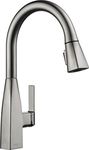 Peerless Xander Kitchen Faucet, Brushed Nickel Kitchen Sink Faucet, Kitchen Faucet with Pull Down Sprayer, Single Hold Kitchen Faucet, Stainless P7919LF-SS