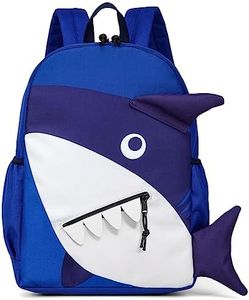 Toddler Kids Backpacks,VASCHY Cute Water Resistant Little Boys Daycare Bags for Kindergarten,Rucksack School bag Bookbag for Children Shark