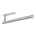 Under Cabinet Paper Towel Holder - Self Adhesive or Drilling, SUS304 Stainless Steel Wall Mount Silver Towel Paper Holder for Kitchen, Pantry, Sink, Bathroom