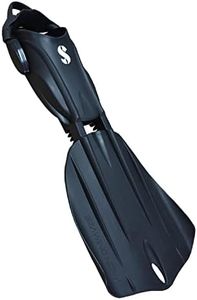 SCUBAPRO Seawing Nova Scuba Fin Set, Open Heel with Bungee Strap for Recreational Scuba Diving and Snorkeling, Medium, Black