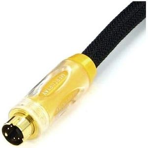 5m Mercury AV SVHS S-Video Cable Lead OFC Gold Plated Shielded