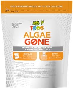 FROG Algae Gone - Dry Formula Algaecide Removes Green and Yellow Algae for Pools up to 30,000 Gallons - Pool Maintenance & Treatment - 3 Pods