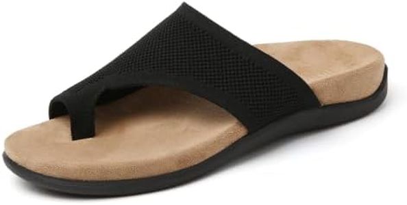 Tilocow Orthopedic Flat Sandals for Women with Arch Support
