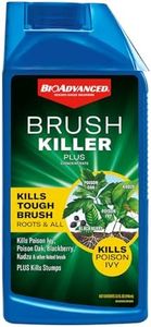 BioAdvanced Brush Killer Plus, Concentrate, 32 oz – Kills Tough Brush Roots & All, Kills Poison Ivy