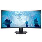 Dell-S3422DWG (86.36 cm) WQHD Monitor 3440 x 1440 @144Hz(DP) & 100Hz(HDMI), Brightness 400 cd/m², 99% sRGB, 90% DCI-P3, Arsenic-Free Glass, HDR 400 Compatible, Height & Tilt Adjustment,3 Year Warranty