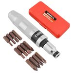 Gunpla 12pcs Impact Screwdriver Bits Set, Durable 40 CR Alloy Steel Manual Screwdrivers Extension with Phillips Slotted Hex Driver Spinning Ratchet Adapter Adjustable Handle for Fastening Loosening