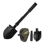 CLUEMART Multi-Function Folding Shovel Small Engineering Shovel Camping Shovel Garden Shovel Multi-Purpose Shovel car Emergency Shovel