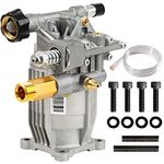 YAMATIC 3/4" Shaft Horizontal Pressure Washer Pump - 3000 PSI @ 2.5 GPM - Original Engineering OEM Pump for Most Brand Gas Engine Power Washer