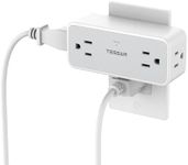 Surge Protector Outlet Extender, TESSAN Multi Plug Wall Outlet with 4 Widely Spaced Outlets, 900J Wall Charger, Multiple Outlet Splitter for Home Office Kitchen Dorm Room Essentials