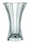 Nachtmann Saphir Collection, Crystal Vase, 10.6-Inch, Decorative Glass Vase for Flowers, Home Décor, and Centerpieces, Makes a Great Wedding, or Housewarming Gift, Clear