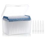 Pipette Tips Universal Non-Filter Pipettor Tips 1000ul with Box DNase/RNase Free 96 Tips/Rack Pk x 10 Racks (960 Tips)