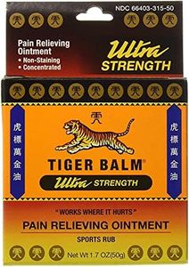 Tiger Balm Pain Relieving Ointment, Sports Ultra, 50g – Professional Size – Sports Rub Ultra Strength – Knee Inflammation Relief – Relief for Hand Arthritis – Tiger Balm Ultra – 2 Pack