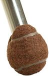 Furniture Footies Small PreCut Tennis Balls Chair Desk Table Leg Floor Protector Pad Glides 2.4 Inch Brown -16 Count