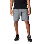 Columbia mens Washed Out Short, Grey Ash, 34W x 10L US