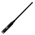 TWAYRDIO Dual Band VHF UHF Ham Radio Antenna 144/430Mhz 2m 70cm BNC Male Telescopic Extendable 28cm (11inch) - 109cm(43inch) Handheld Aerial for Kenwood TK300 TK320 ICOM Uniden 2 Way Radio