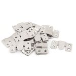 Sourcingmap Stainless Steel Sofa Couch Sectional Furniture Connector 20pcs