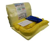 20 Litre Chemical/Universal Comprehensive Spill Kit, Perfect for Managing Spills Involving Acids, Alkalis, Caustics, and More