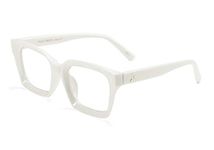 FEISEDY Glasses Frame Womens, Square Thick Eyeglasses Frame, Classic Eyewear for Men B2461 (White Frame, 50)