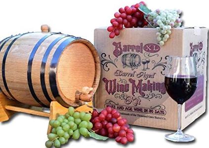1 Gallon Wine Kit - XL Cabernet Wine Making Kit with 5 Liter Oak Aging Barrel - Gift Set for the Home Brewer and Wine Maker