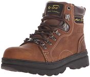 Ad Tec Women's 6" Steel Toe Work Boot Brown-W, 9 M US