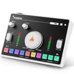 MAONO Streaming Audio Mixer, Audio Interface with Pro-preamp, Bluetooth, Built-in Battery, 48V Phantom Power for Live Streaming, Podcasting, Gaming MaonoCaster AMC2 NEO (MATTE WHITE)