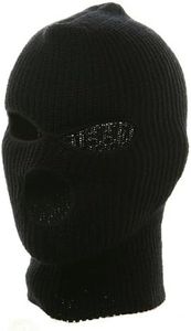 Ski Mask with Three Holes - Navy OSFM