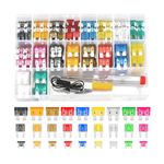 TSUGAMI 306PCS Car Fuses Assortment Kit, Mixed Vehicle Blade Fuses - Standard & Mini & Low Profile Mini Fuse (2A 5A 7.5A 10A 15A 20A 25A 30A 35A), Replacement Fuses for RV, Truck, Auto