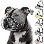 Pitbull Dog Muzzle Metal Mask Amsta