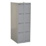 SteelCo 4 Drawer Filing Cabinet With Locking Bar