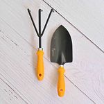 UGAOO Durable Gardening Hand Tool Kit for Gardening- 2 Pcs (Cultivator, Trowel)