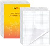 HTVRONT Self-Adhesive Laminating Sheets-20 Sheets 9 X 12 Inches Self Laminating Sheets, No Machine Needed Clear Laminating Sheets