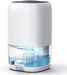CONOPUPlus Deshumidificateur d air 1000ML, Déshumidificateurs Maison avec LED 7 Colorées, Compact, Silencieux et Efficace pour Petits Espaces,Idéal pour Salle de Bain, Placard, Camping
