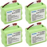 Kastar 4-Pack 7.2V 2300mAh Ni-MH Battery Replacement for 10-000009-001, 10000009-001, 10000009001, 10-000013-001, 10000013-001, 10000013001, Golden Power 6MR2000AAY4Z, Golden Power Part No.: 228844