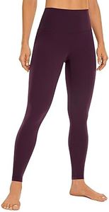 CRZ YOGA Butterluxe High Waisted Lounge Legging 28'' - Workout Leggings for Women Buttery Soft Yoga Pants Deep Purple Medium