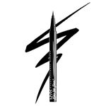 NYX Professional Makeup Epic Ink Liner, Brush Tip Liquid Eye Liner Pen, Up To 24 Hours of Wear, 6 Intensely Pigmented Shades, Waterproof Vegan Formula, Shade: Black