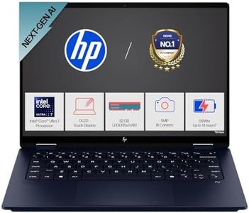 HP Envy X360 Convertible, Enhanced by AI, Intel 14th Gen Evo Core Ultra 7 155U, 14-inch (35.6 cm), 2.8K OLED, 400 nits, 32GB, 1TB SSD, Touch, 5MP IR Camera, (Win 11 Home+MSO, Blue,1.44 Kg), FC0100TU