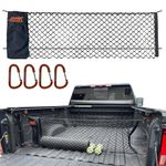 TacoNets GMC Sierra & Chevy Silverado Envelope Style Truck Bed Cargo Net - Fits 2013-2023 - Upgraded 5mm Bungee - Designed in USA, TN-12546-06