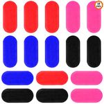 16 PCS Hair Gripper, Self-adhesive Bangs Hair Pads Nylon Hair Sticker Clips Hair Fringe Stickers for Women Girls Hair Styling (4 Colors)