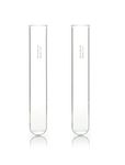 RG� Borosilicate glass Test Tube 25mm x 150 mm, Capacity 55 ml (Boiling Tube) with Rim (2)