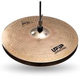 Ufip EST-15HH Est. 1931 Series 15 Inch Hi Hat Cymbals l B20 Bronze Alloy l Hand-Crafted in Italy Since 1931 utilizing our Exclusive Rotocasting Process l Designed for Jazz, Big Band, Funk & Pop