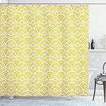 Ambesonne Yellow Shower Curtain, Vi