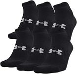 Under Armour Adult Training Cotton No Show Socks, Multipairs