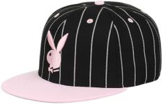 Playboy Pink & Black Flat Bill Adju